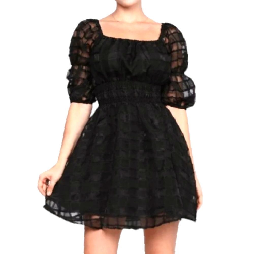 DO+BE mini black dress, large